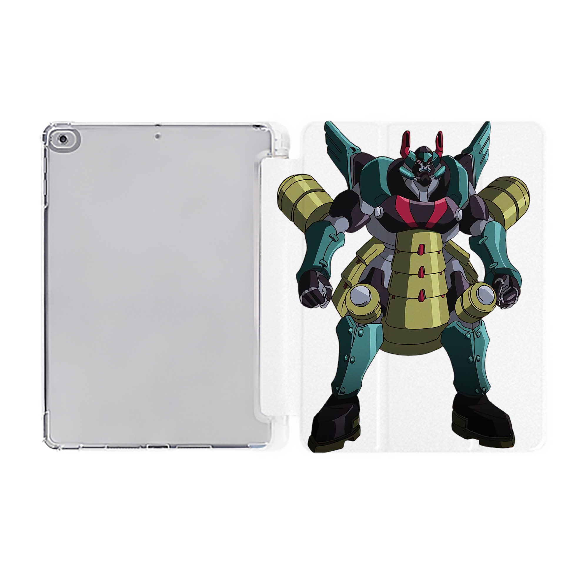 （画像用） 遊☆戯☆王 Yu-Gi-Oh! IPad ケース ペン収納付き 三つ折りスタンド PUレザー×シリコン 対応機種9.5/10.5/10.9インチ